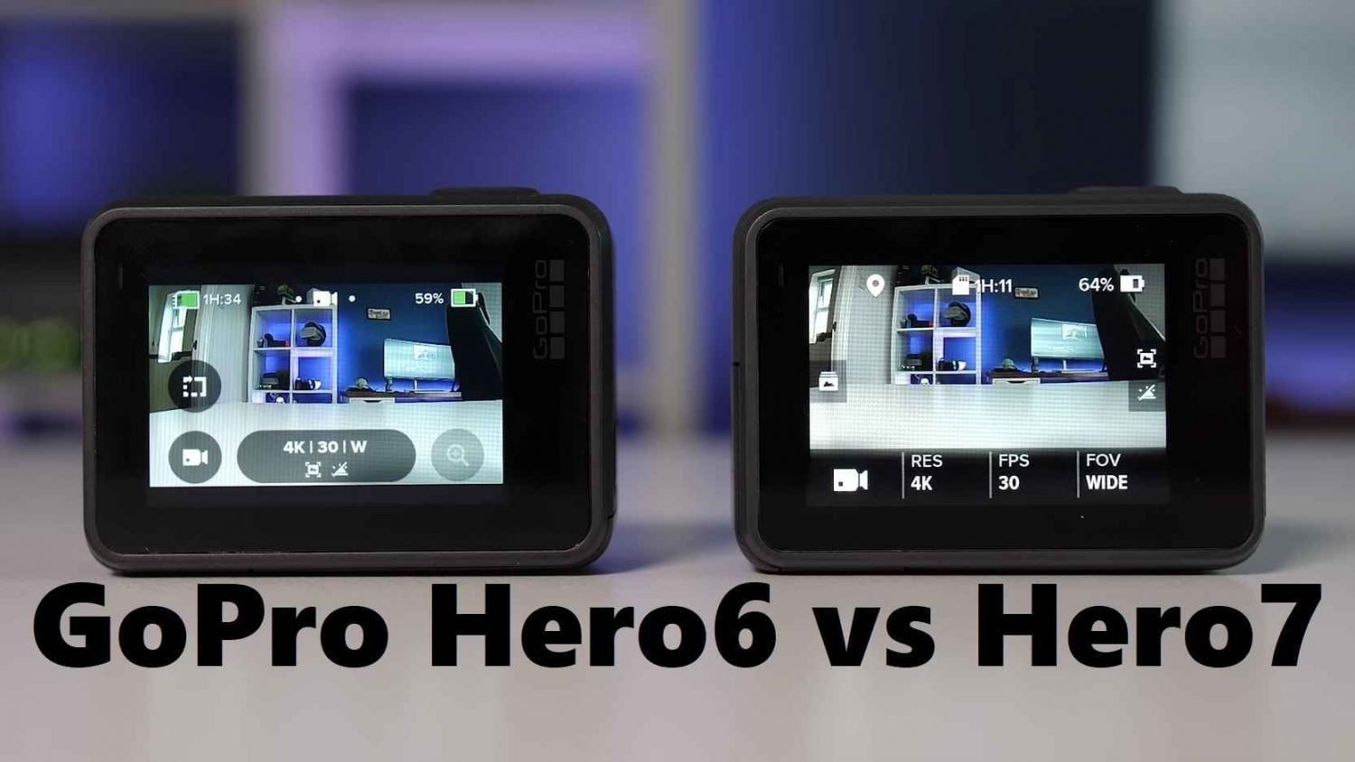 GoPro Hero6 vs Hero7